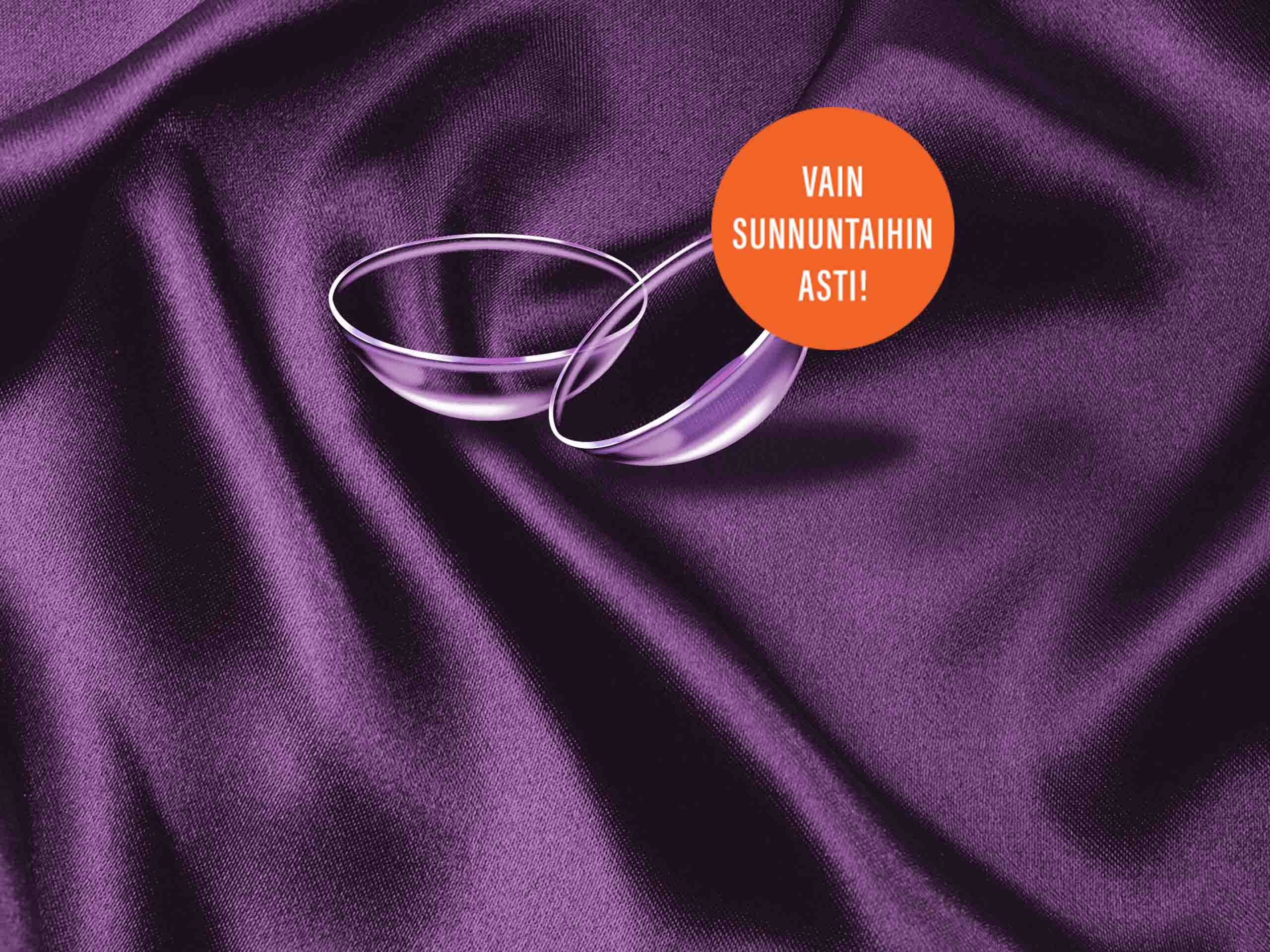 Violettien viikkojen tarjous: Piilolinssit –30 %